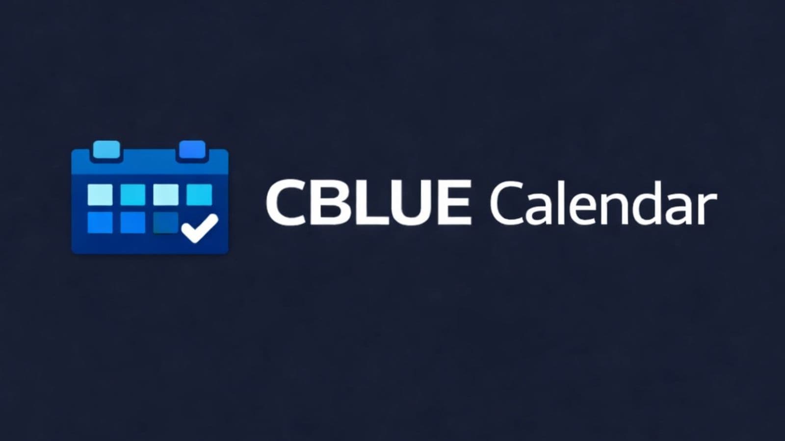 CBLUE Calendar
